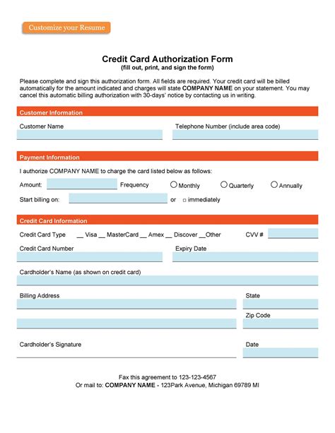 what is credit card authorization.